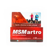 Msm Artro Dolor Articular Suplemento Nutricional 60 Comprimidos