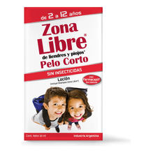 Zona Libre Loción Pelo Corto Liendres Y Piojos 30ml