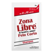 Zona Libre Loción Pelo Corto Liendres Y Piojos 30ml