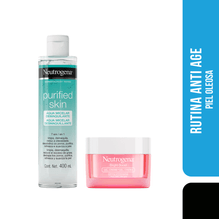 Rutina Anti Age Agua Micelar Purified Skin + Bright Boost
