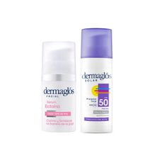 Kit Facial Dermaglós Serum Ectoína + Protector Fps 50