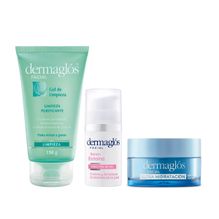 Rutina Dermaglós Limpieza E Hidratación + Serum Ectoína