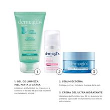 Rutina Dermaglós Limpieza E Hidratación + Serum Ectoína