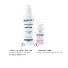 Kit Facial Dermaglós Leche De Limpieza + Serum Ectoína