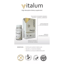 Vitalum Magnesio Complex Frasco 30 Capsulas