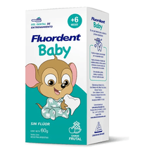 Fluordent Baby Gel Dental De Entrenamiento Sin Flúor +6 M