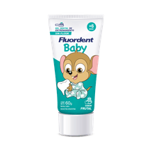 Fluordent Baby Gel Dental De Entrenamiento Sin Flúor +6 M