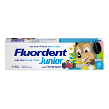 Fluordent Junior Gel Dentifrico Anticaries +6 Años 60g