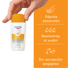 Eucerin Hydro Fluid Protector Solar Facial Tono Claro Fps50 50ml