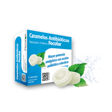 Caramelos Antibióticos Fecofar Plus Triple Acción 9 unidades