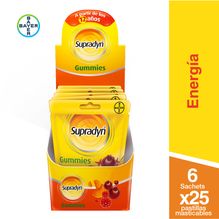 Supradyn Gummies Suplemento Multivitamínico Q10 6 Sachets x 25u