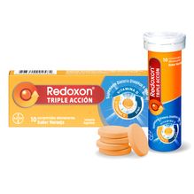 Redoxon Triple Acción Suplemento Vitamina C, D Zinc 10 Eferv