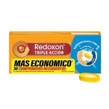 Redoxon Triple Acción Suplemento Vitamina C, D Zinc 30 Comp