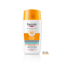 Protector solar facial Eucerin Hydro Fluid Tono Claro FPS 50+ x 50 ml