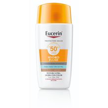 Protector solar facial Eucerin Hydro Fluid Tono Medio FPS 50+ x 50 ml