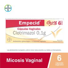 Empecid Gyno Antimicótico x 6 Cápsulas Vaginales
