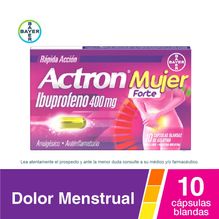 Actron Mujer Forte Rápida Acción x 10 Cápsulas Blandas