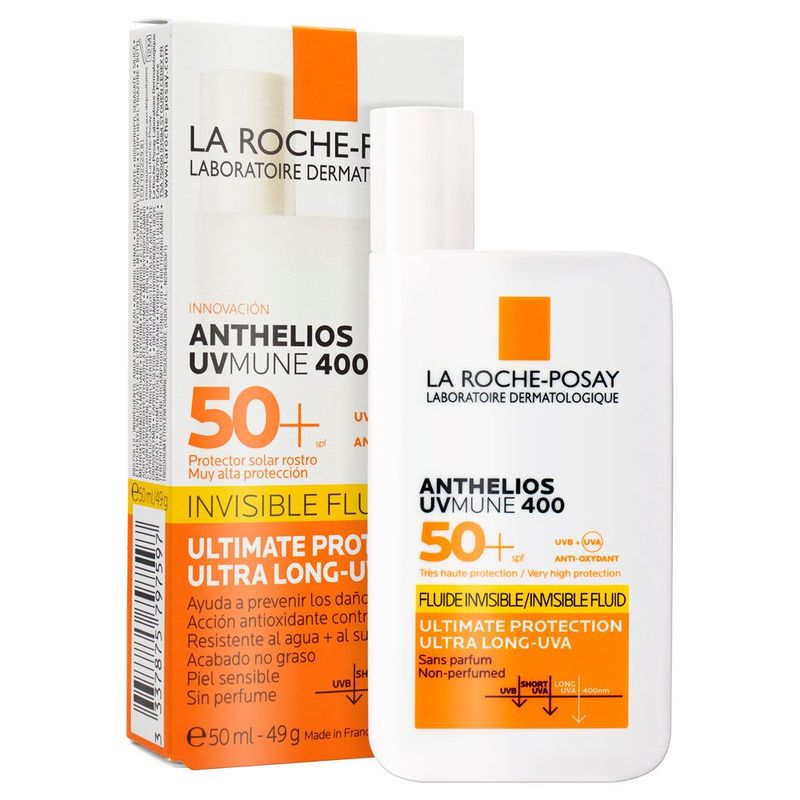 Protector solar ANTHELIOS UV MUNE 400 FLUIDO INVISIBLE La Roche-Posay-1742239053812