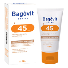 Bagóvit Protector Solar Facial Con Color Fps 45 50g