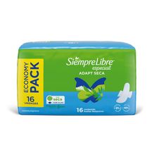 Siempre Libre Especial Seca C/alas Toallitas Femeninas X 16