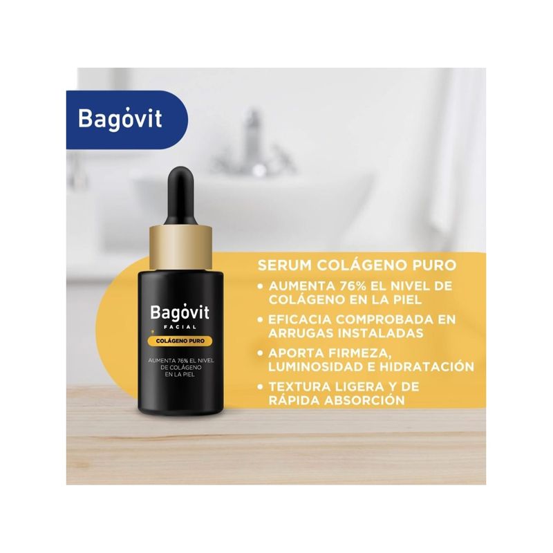 Bagovit Facial Colágeno Puro Antiarrugas Sérum 30ml-1764704664712