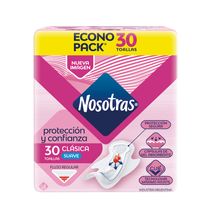 Toalla Nosotras Clásica Suave CURV X30