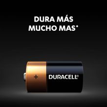 Pilas Alcalinas Duracell tipo C Blister de 2 Unidades