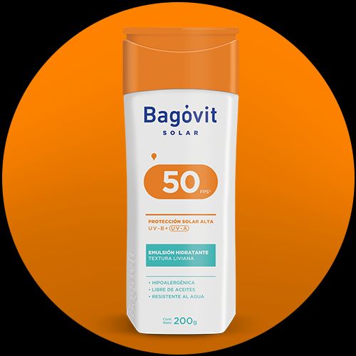 Protector solar facial y corporal Bagovit de alta protección