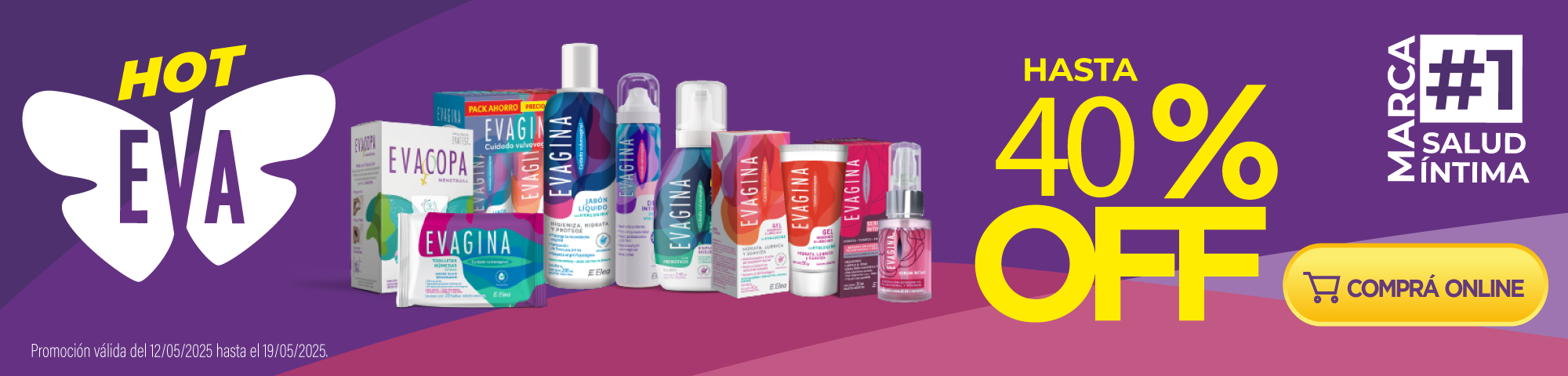 Evagina hasta 40% off