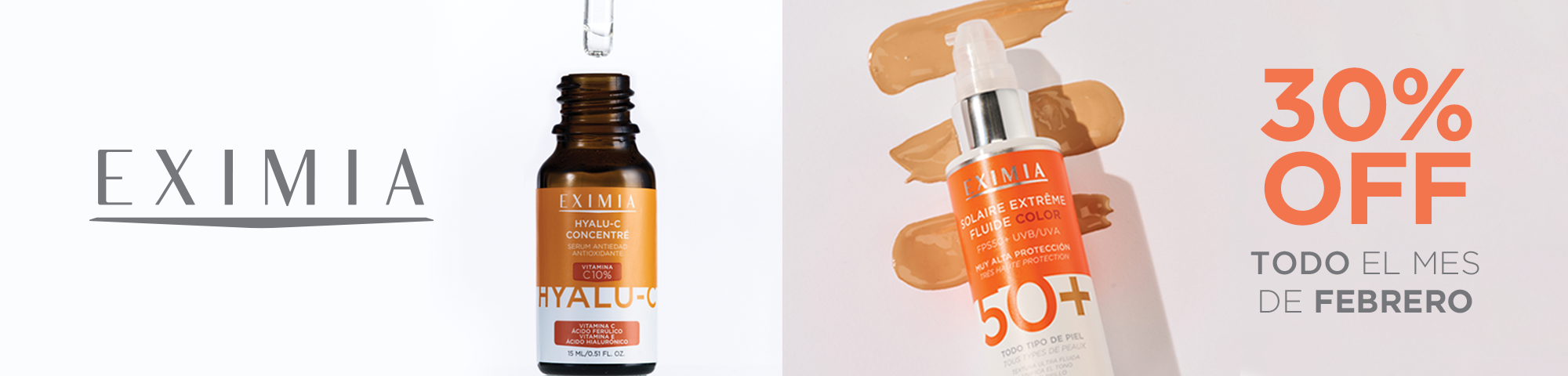30% off en solares Eximia en Farmaplus