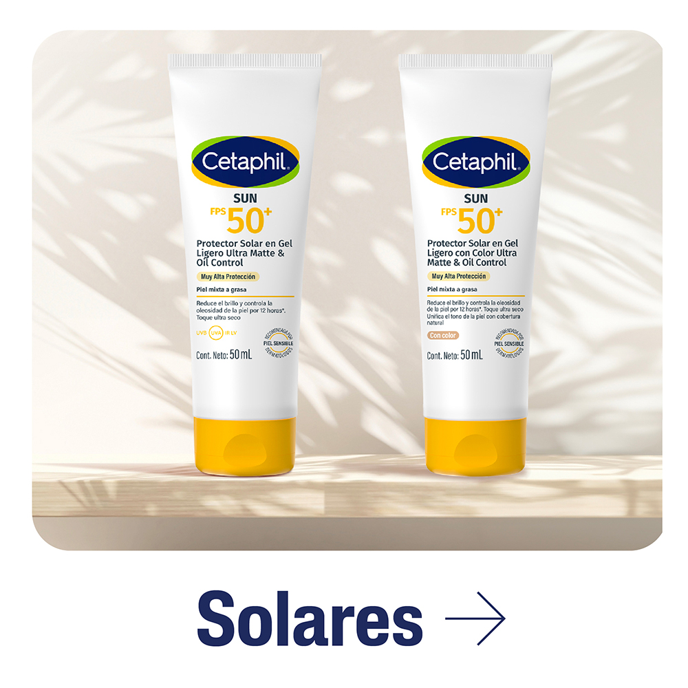 Cetaphil protector solar FPS 50 – protección UVA/UVB para piel sensible