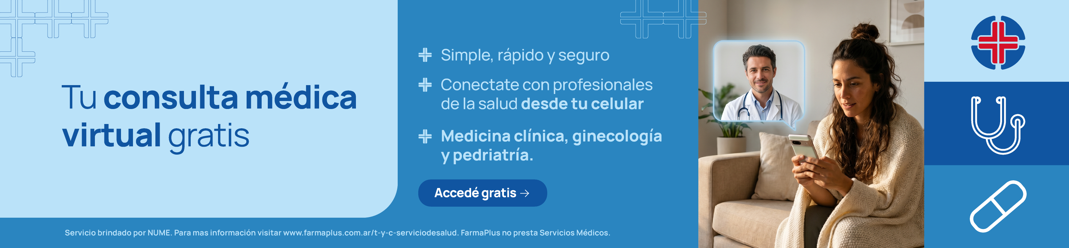 telemedicina gratis en FarmaPlus