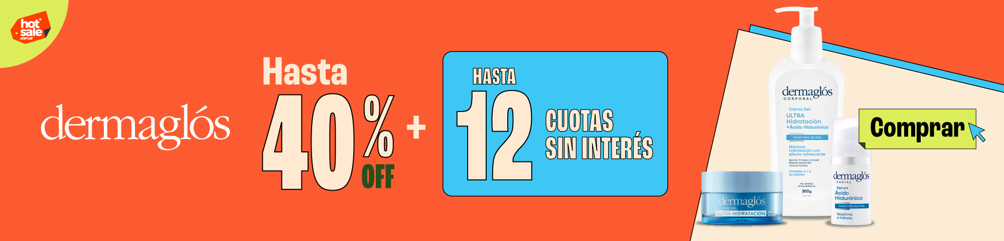 Productos Dermaglós con hasta 40% de descuento en el Hot Sale de Farmaplus