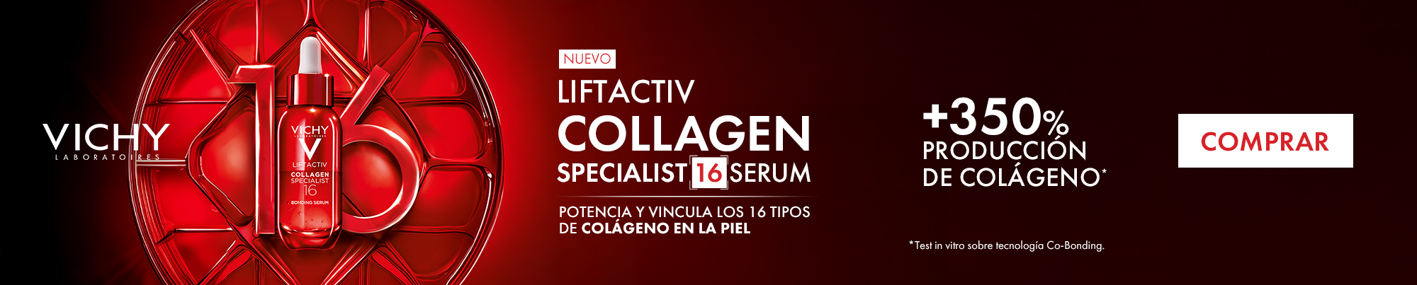 Vichy Liftactiv Collagen Specialist 16 Bonding 30ml – Sérum facial que reafirma y corrige signos de edad
