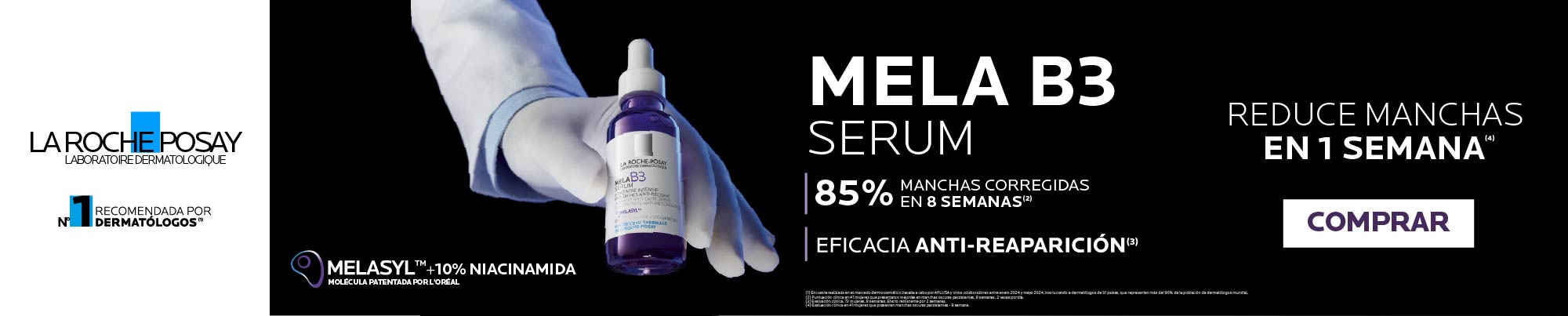 Serum Mela B3 de La Roche-Posay con Melasyl, corrige manchas en una semana