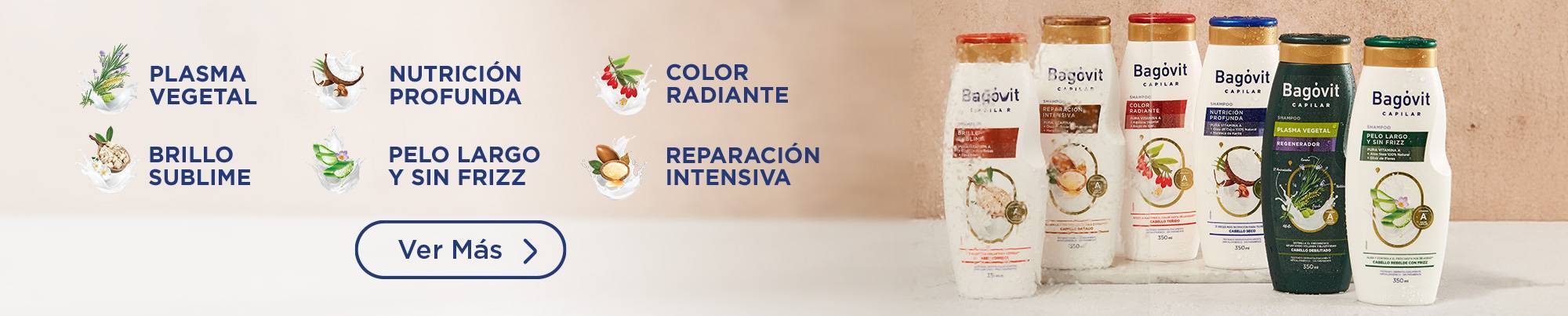 Bagóvit Capilar con extractos naturales para reparar y nutrir el cabello